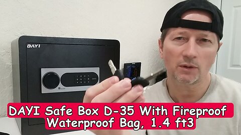 DAYI Safe Box D-35 With Fireproof Waterproof Bag, 1.4 ft3, Digital Keypad, Dual Alarm, Full Review