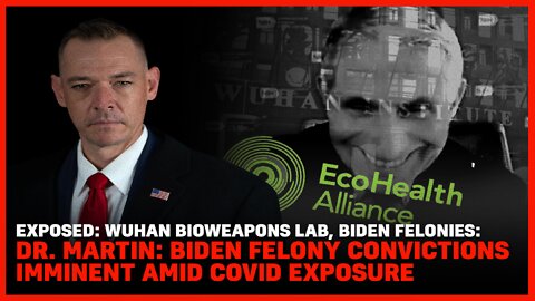 EXPOSED: Wuhan Bioweapons Lab, Biden Felonies: Dr. Martin: Biden Felony Convictions Imminent