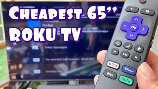 The Cheapest 65" Roku Smart TV Review