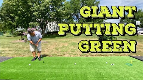 Giant Putting Green At Home