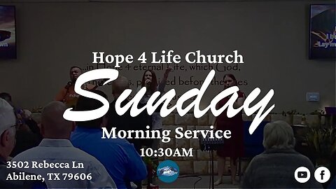 Hope 4 Life Church Live Stream Service 07/09/23