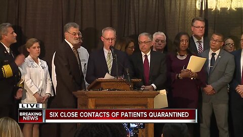 Cleveland Mayor Frank Jackson, health officials hold press conference after Gov. Mike DeWine confirms 3 positive COVID-19 cases in Cuyahoga County