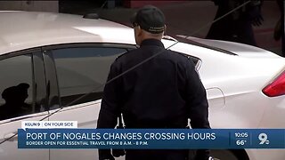 Mariposa crossing in Nogales to reduce hours for pedestrian, vehicular traffic