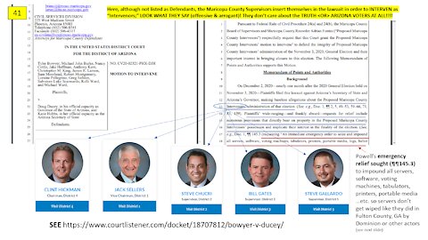 WHAT Maricopa County Supervisors SAY vs. DO