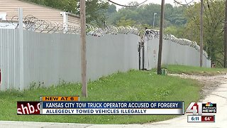 Kansas City tow truck operator accused of forgery