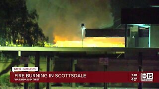 Trash trucks catch fire in Scottsdale