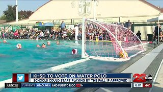 KHSD to vote on water polo as high school sport