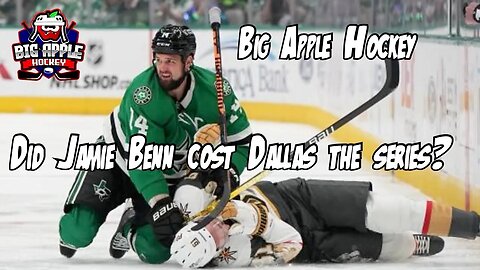 Did Jamie Benn cost the Stars the series? | Big Apple Hockey