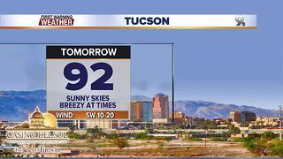 Chief Meteorologist Erin Christiansen's KGUN 9 Forecast Monday, May 21, 2018