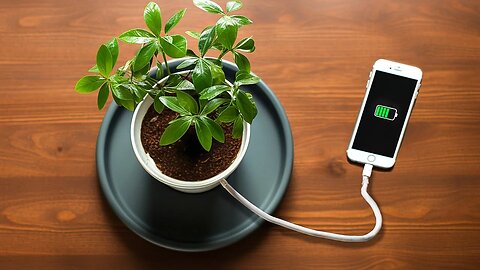 You Can Charge Your Phone with this Solar Tree #viral #facts #technology