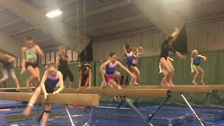 "Balance Beams Group Fail"