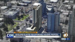 Developer blasted for affordable housing proposal