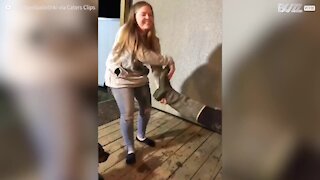 How not to take off a boot!