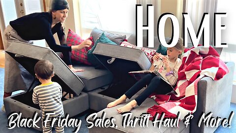 Cozy Winter Homemaking | New Textiles, Furniture and More! Honbay Sofa Review