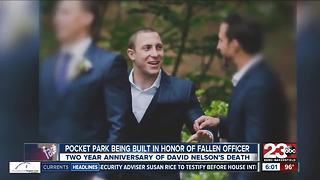 Park honoring fallen BPD officer David Nelson set to open in the fall