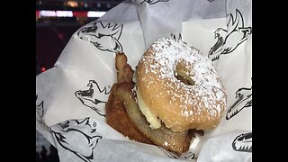 CHICKEN AND DOUGHNUT SANDWICH! New Arizona Coyotes menu for the 2019-20 season - Appetite AZ