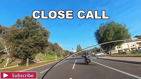When You See Harley Lights Coming At You, Let Them Go By #closecall