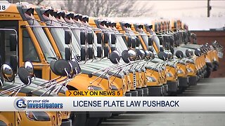 Local school bus drivers join fight to save Ohio front license plates