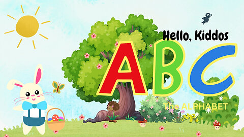 ABC SONG|THE ALPHABET SONG|Nursery Rhymes|FUN ALPHABET SONG FOR KIDS|ABC Baby| ABC Kiddos Bunny Show