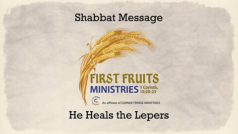 He Heals the Lepers