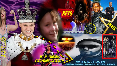 ALERT!! WILL.I.AM Opened Superbowl58 (Rev13) Dragon Halftime Show Usher ON Throne = PRINCE WILLIAM