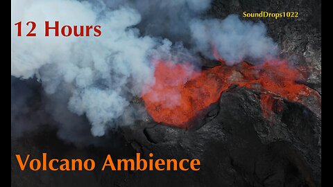 12-Hour Volcano Sleepscape: Drift Away with Nature’s Symphony