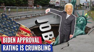 PANIC AT White House: BIDEN APPROVAL RATING IS CRUMBLING