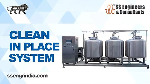 Clean in place System | CIP | 3D Animation Tank Cleaning Equipment | #ssec #cleaninplace #cip