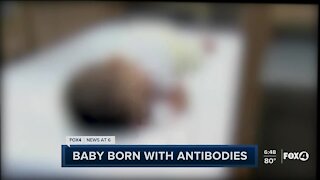 First baby born with COVID antibodies