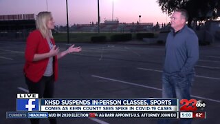 Stan Greene discusses KHSD decision to suspend in-person athletic activities