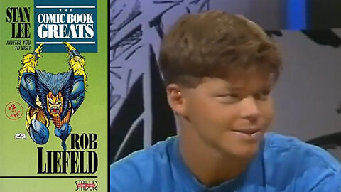 ROB LIEFELD | "The Comic Book Greats" hosted by Stan Lee | Ep.02 (1991)