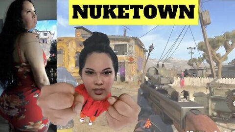 Girl big booty Curvy Gamer Call of Duty SAZONDEPUERTORICO NUKETOWN