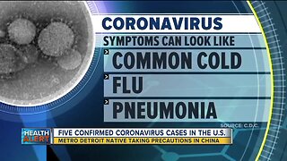 Metro Detroit native taking precautions against Coronavirus in China