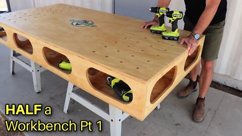 How to Build HALF a Workbench - Paulk Inspired - Part 1, The TOP