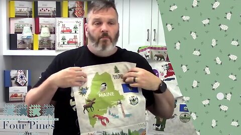 Brent Finishes His New England Shop Hop Quilt! The Four Pines Weekly Show