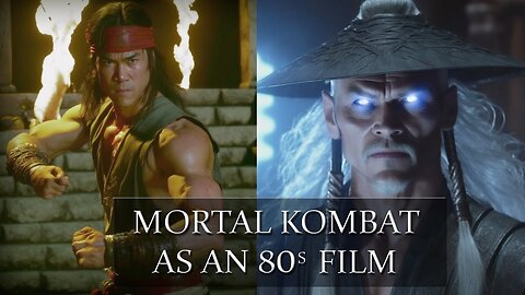 Mortal Kombat as an 80's Dark Fantasy Film AI Generated