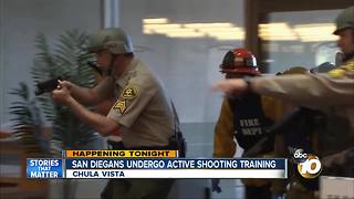 San Diegans undergo active shooter training