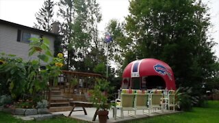 Parnham family raises the "bar" for ultimate backyard set-up