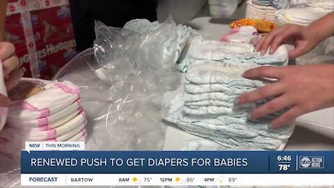 Junior League of Tampa aims to raise $20,000 and diapers for its Diaper Bank