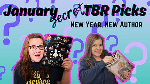 January Secret TBR Books Reveal + Reading Vlog