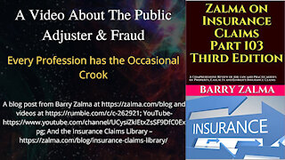 A Video About The Public Adjuster & Fraud