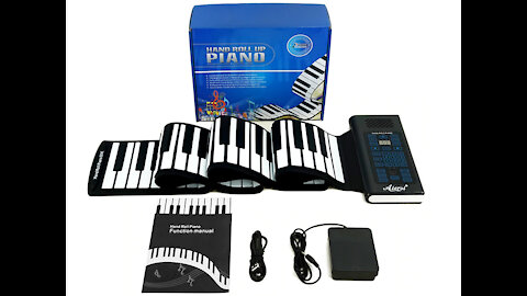 Portable Foldable Roll Up MIDI Flexible Piano