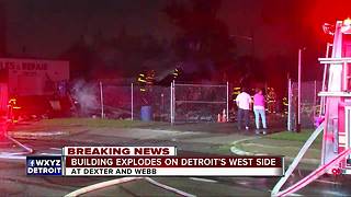 Home of Street Royalty Motorcycle Club in Detroit explodes