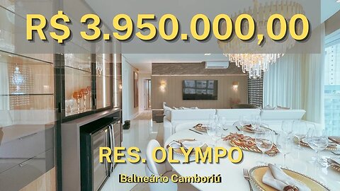 Apartamento mobiliado, equipado e decorado à venda no Res OLYMPO, da FG.