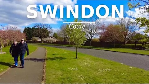 Relaxing & Beautiful Walk - COATE SWINDON 4K