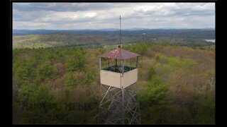 360 view On Top Of Mt Pisgha Winthrop Maine