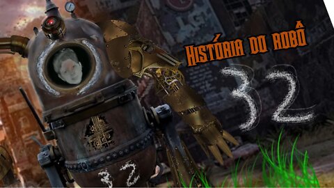 A história do robo 32 | steampunk | cinebob | speedart | photoshop