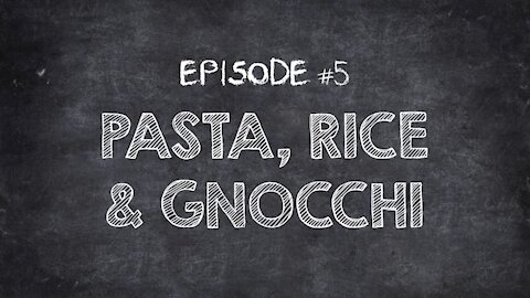 Cuisinart Culinary School Episode #5 - Pasta, Rice, and Gnocchi