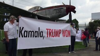 Guatemalan Protestors Greet Kamala Harris with BRUTAL Messages