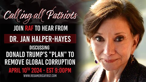 Red America First 04-10-24 meeting with Dr. Jan Halper-Hayes